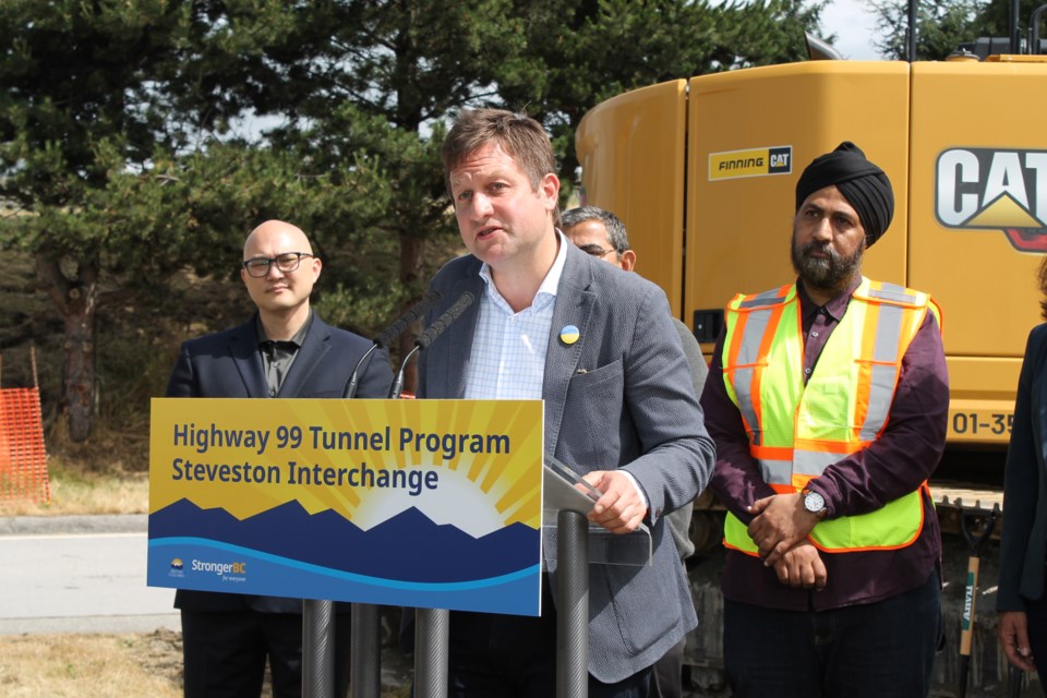 Rob Fleming, Minister of Transportation and Infrastructure.