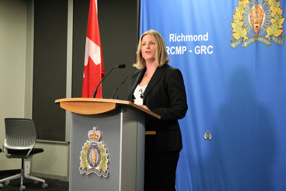 Inspector Michelle Tansey, Acting Officer-in-Charge of the Integrated Homicide Investigation Team (IHIT), speaking on the recent shooting of Dilraj Johal in Richmond.