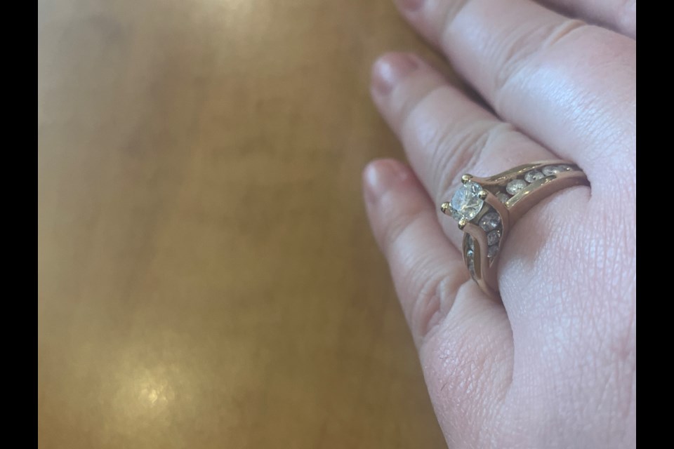 The precious engagement ring that Sarah Mailhot thought she has lost forever in Richmond