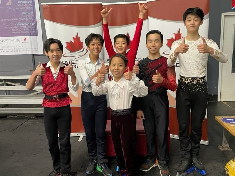 Members of the Connaught Skating Club took part in the recent Skate Canada NextGen camp