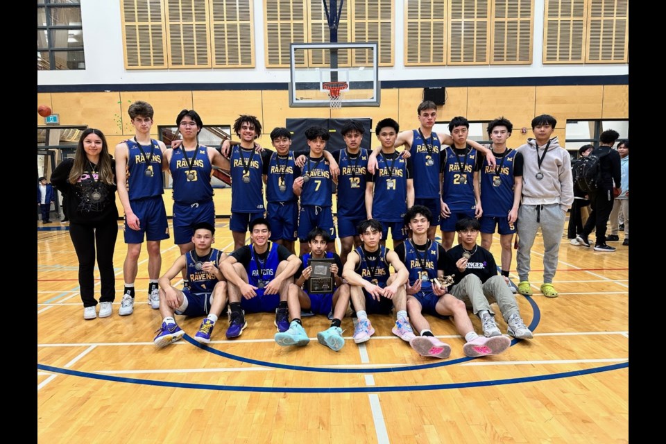 The MacNeill Ravens senior boys basketball team are heading to provincials in Langley this week