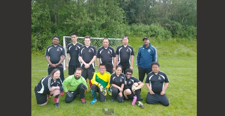 The Richmond Special Olympics soccer team