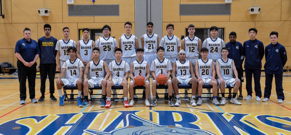 Steveston-London Sharks, senior boys basketball team