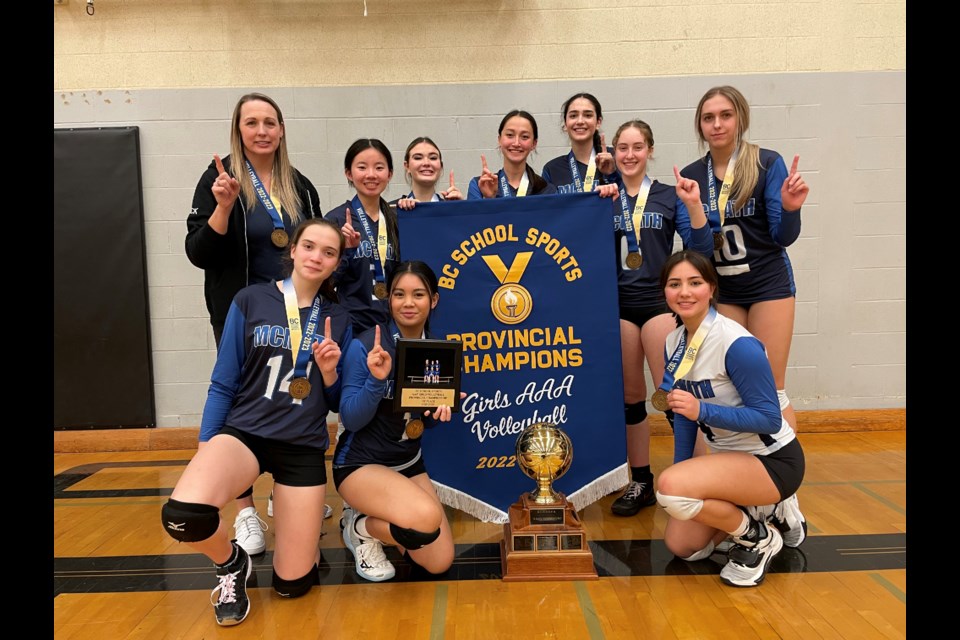 Top row left to right: Coach Tanya Kippan, Madison Wong, Elle Sweetman, Tiana Maedel, Marina Radocaj, Marley Goodhew and Caitlin Kippan.
Bottom row (left to right): Anna Vorontsova, Emma Samson and Alex Yuill
