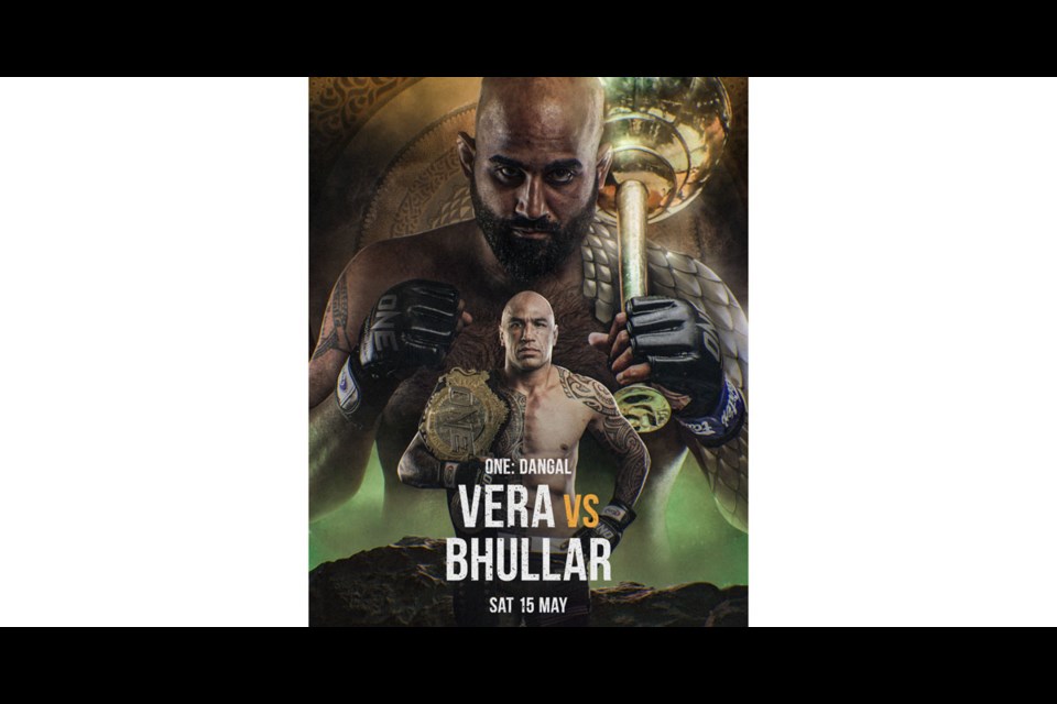 Arjan Bhullar is gearing up for a shot at MMA's One Championship world title fight this Saturday