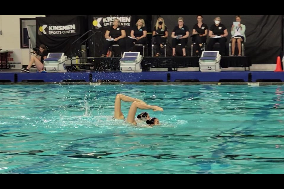 Abereena Xu and Lucy Zhou were just named National Team of the Year by BC Artistic Swimming.