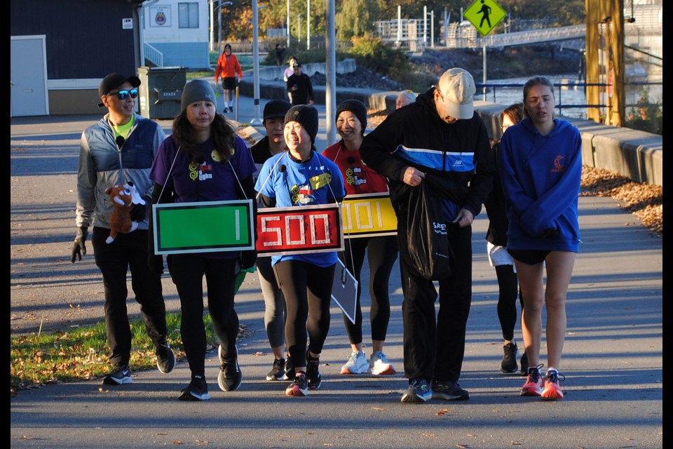 Participants of all sports levels took part in the Richmond Olympic Park Run's birthday and Halloween event on Saturday.