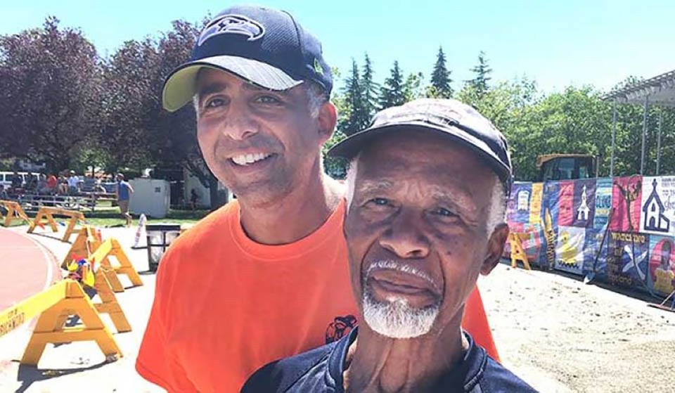 Byron Jack, new Kajaks head coach, with his late father Moseley Jack.