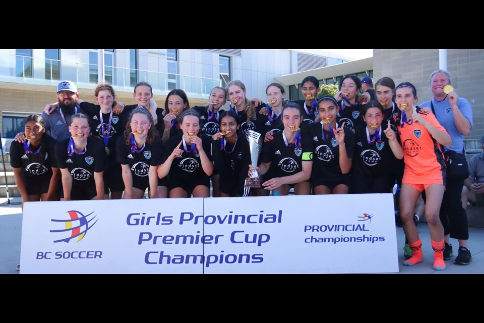 Fusion FC teams won the gold medal at last weekend's BC Soccer Premier Cup