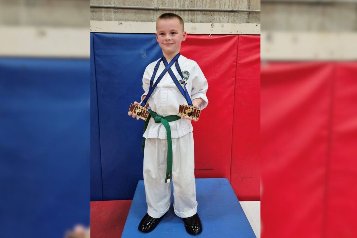 Richmond boy wins double gold in BC martial arts competition