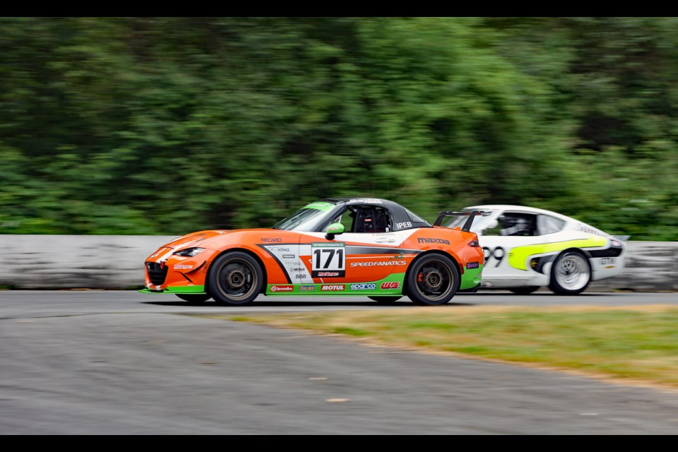 Richmond's Gary Kwong in his #171 Mazda Miata