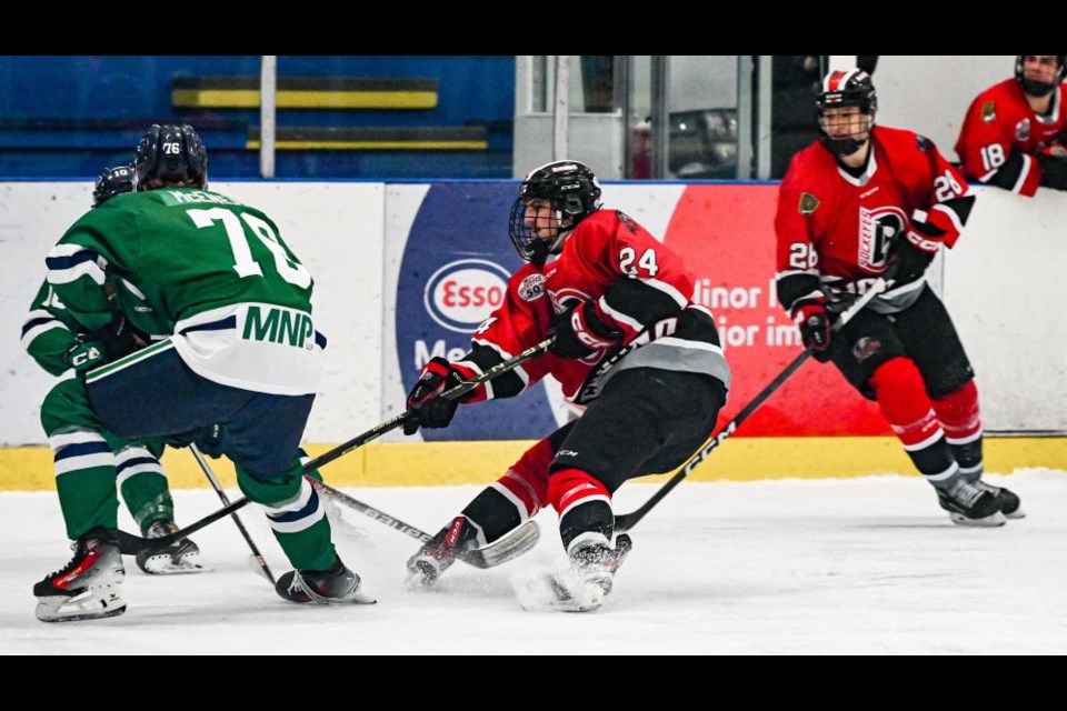 The Richmond Sockeyes played the White Rock Whalers in their first playoff series.