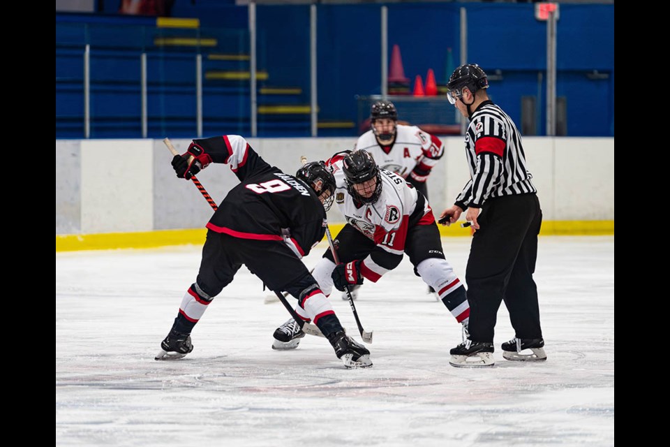 The Sockeyes beat the Port Moody Panthers 5-3 at the 'fish tank.'