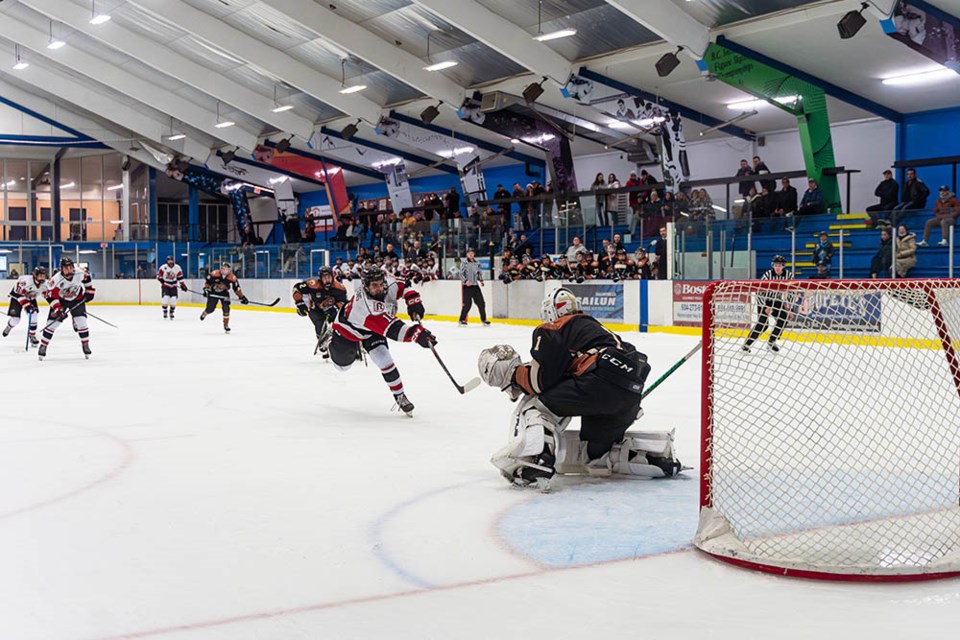 Richmond Sockeyes faced the Aldergrove Kodiaks on Dec. 28.