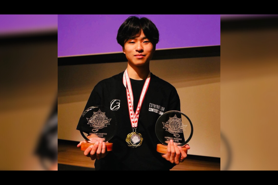 Palmer secondary's Terrance Wang is now a six-time Canadian yo-yo champion.