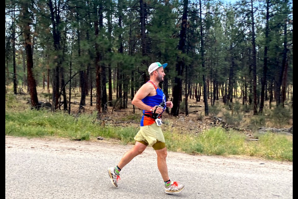 Jeremy Hopwood won the Ultra520, a three-day race equivalent to a double Ironman.