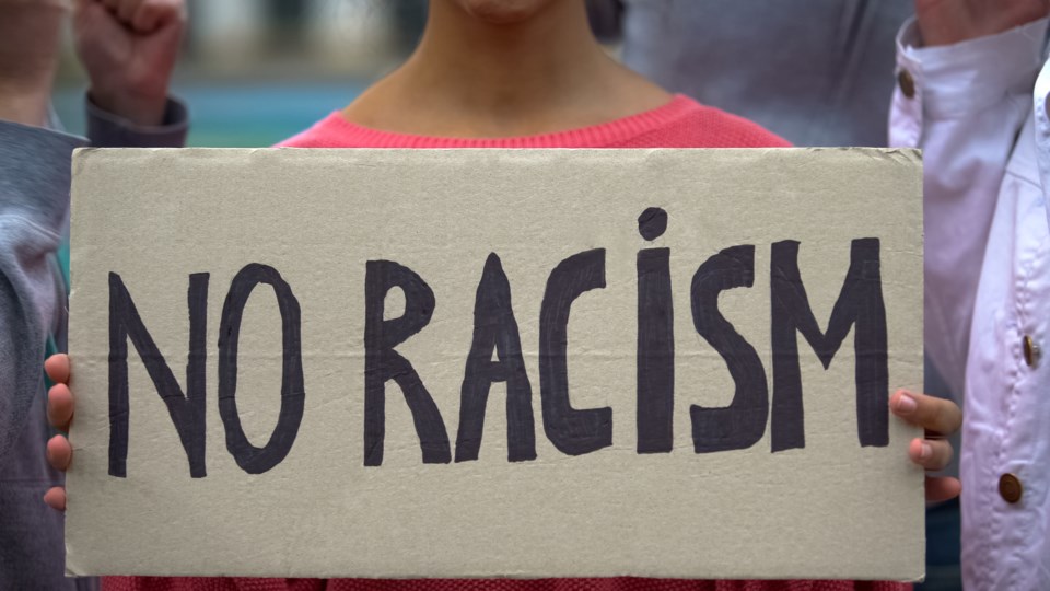 Anti-racism sign
