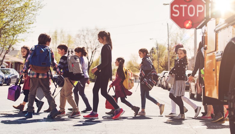 Back to school crosswalk