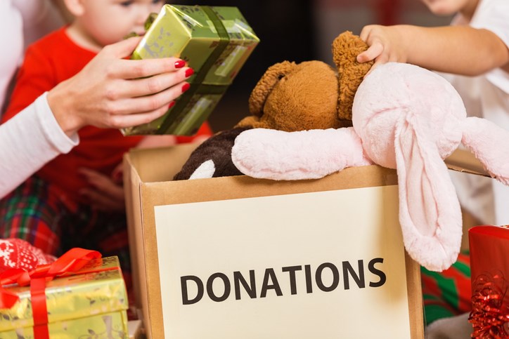 Christmas Donation box