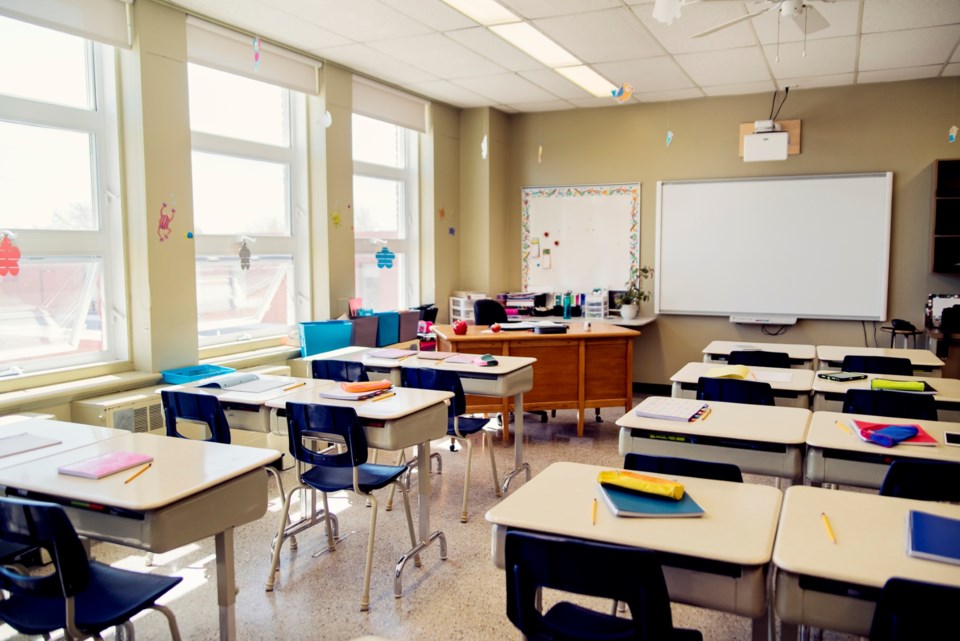 desks classroom