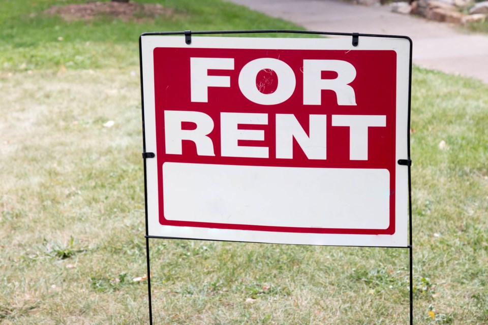 For rent sign