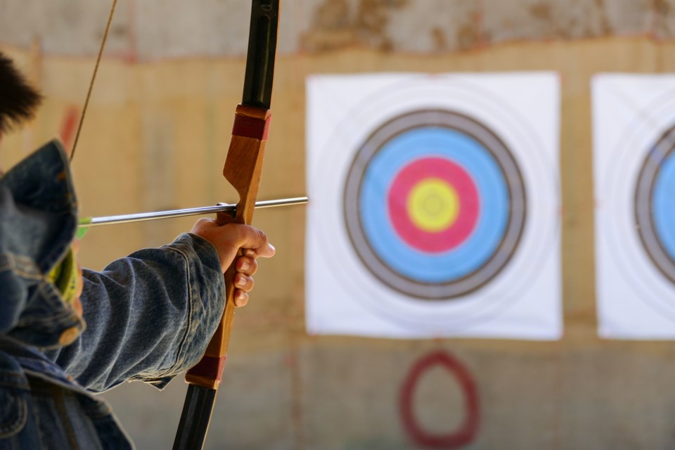 indoor-archery-stock-image