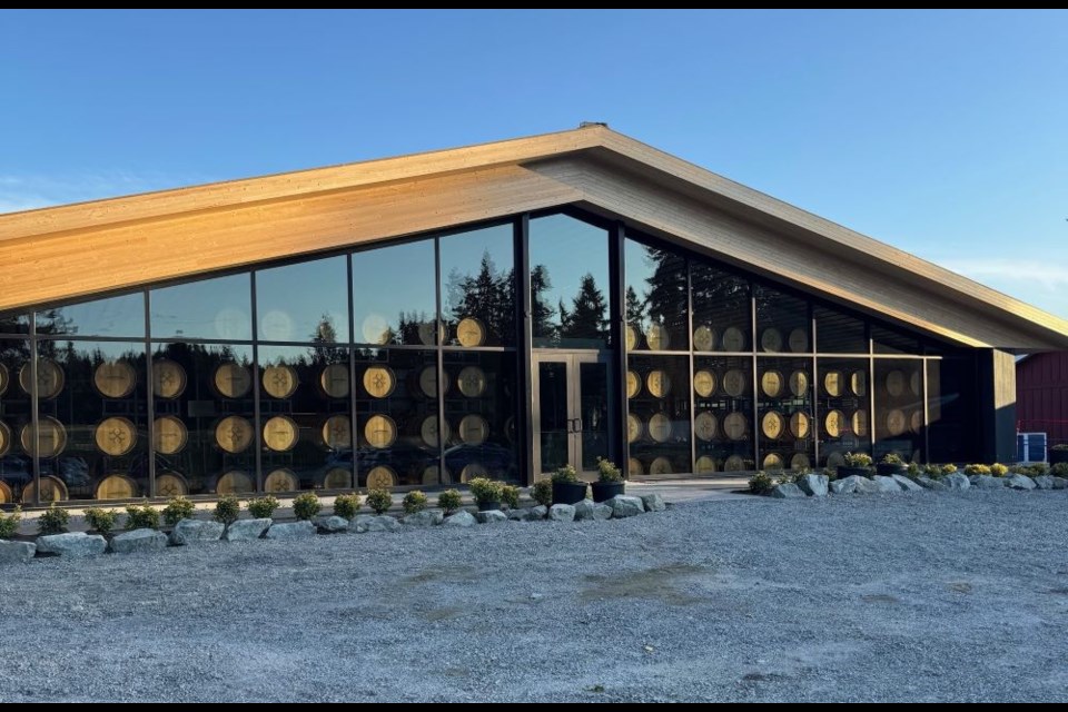 Unsworth Vineyards brand-new cellar and tasting room.