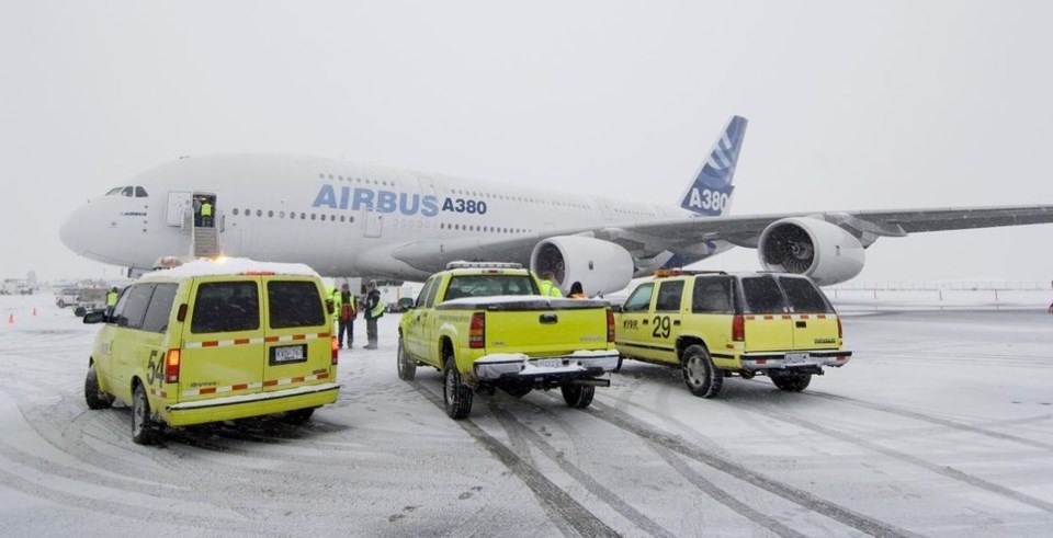 Hundreds of flights were grounded during a pre-Christmas snowstorm in 2022.