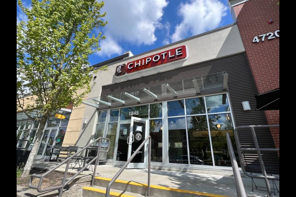 The new Chipotle location is located near Walmart. (Vikki Hui) 