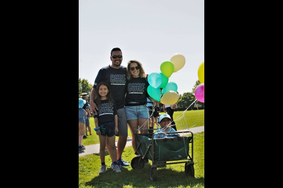 The Haraguchi family. From left to right: Taya, Mike, Erika and Dustin. Photo by Valerie Leung