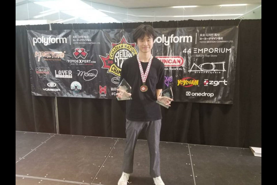 Richmonds Terrance Wang is the new national yo-yo champion. (Terrance Wang) 