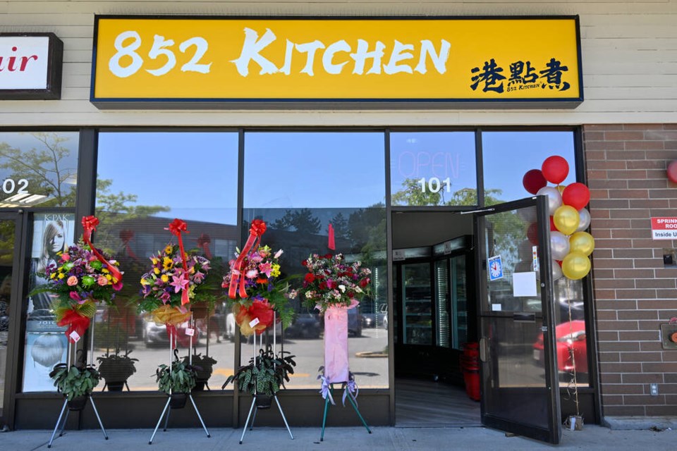 The new 852 Kitchen in Richmond at Williams and No. 3 roads. Galileo Cheng photo 
