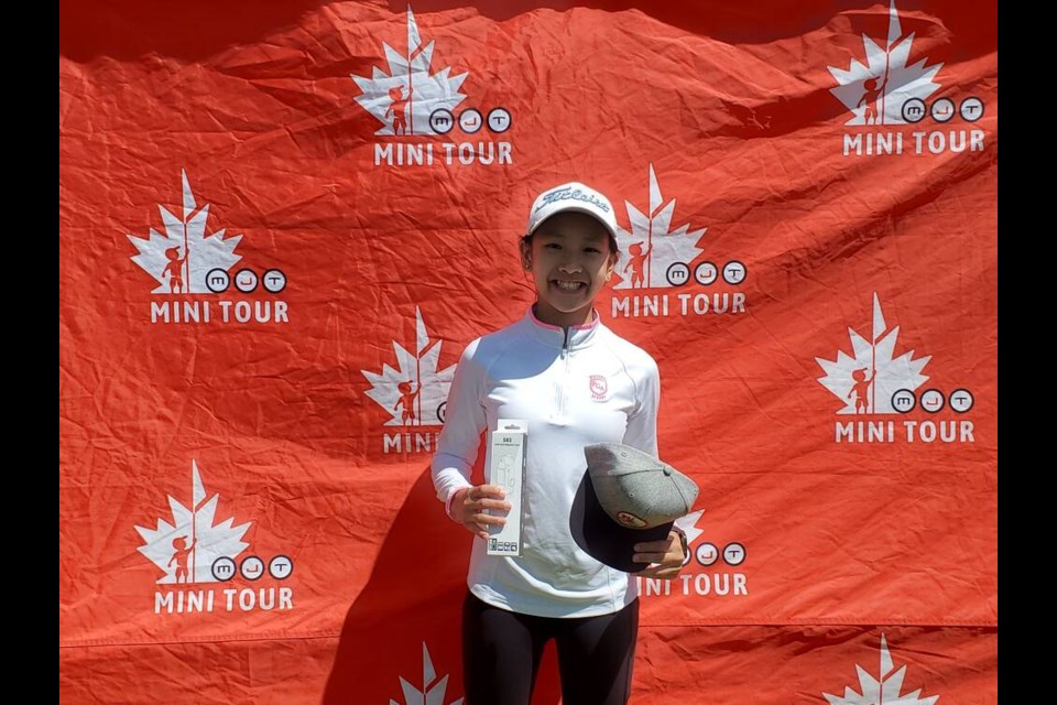 Avva Nguyen at the 57th Annual MJT Harry White Little Masters Tournament. Maple Leaf Junior Golf Tour photo 
