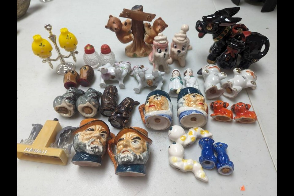 These cute little salt and pepper shakers are on sale at the Richmond Hospital/Healthcare Auxiliary’s Thrift Shop in Steveston. 