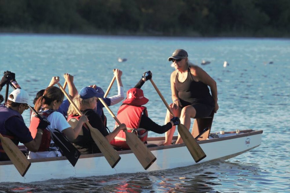 The Richmond Food Bank Society team will be competing in tomorrow’s Steveston Dragon Boat Festival. Vikki Hui photo 