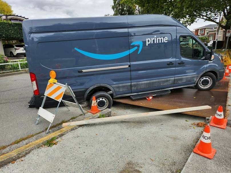 Was your Amazon parcel late on Tuesday in Richmond? Here’s why. City of Richmond photo 