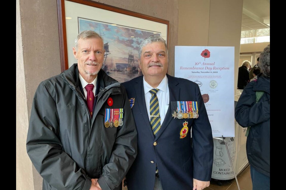 The annual Richmond Remembrance Day reception at city hall celebrated its 10th anniversary on Saturday. Valerie Leung photo