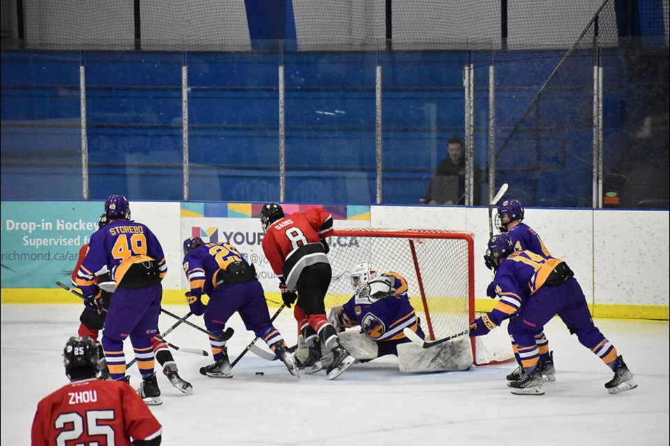 The Richmond Sockeyes are at the top of the Pacific Junior Hockey League. Kayleigh Lind photo 