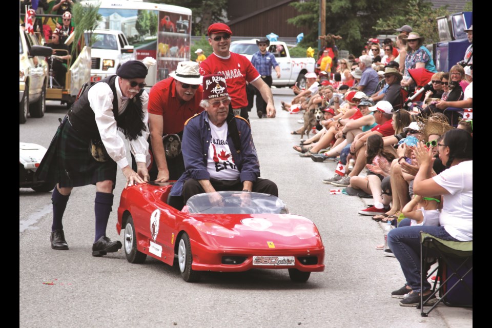 The Shriners participating in an earlier Canmore Canada Day parade.

RMO FILE PHOTO