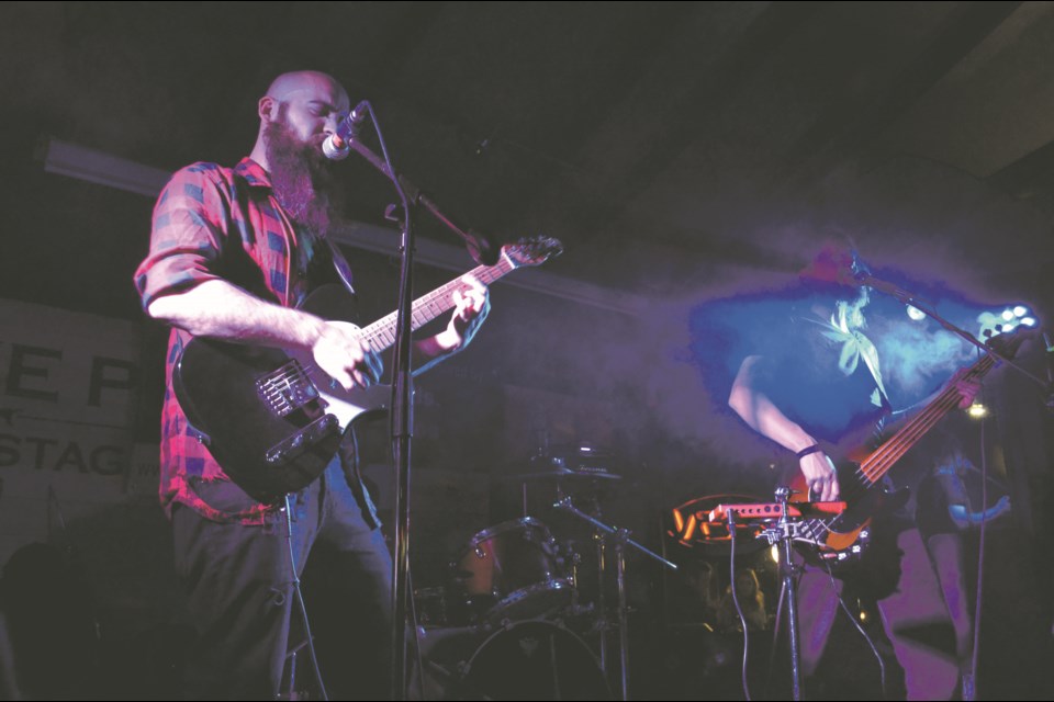 Bow Valley rockers Bawang!, consisting of Kyle Pullan (vocals, guitar), Gavin Boutet (drums) and Mike Kragt (bass, vocals), was the runner up in the Drake's Battle of the Bands. RMO FILE PHOTO