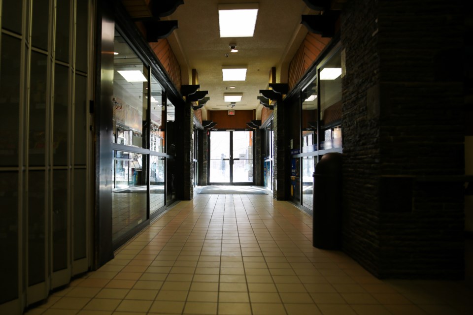 Sundance Mall in Banff sits nearly empty as most businesses in the mall have closed due to the novel coronavirus COVID-19⁠ on Friday (March 20). EVAN BUHLER RMO PHOTO