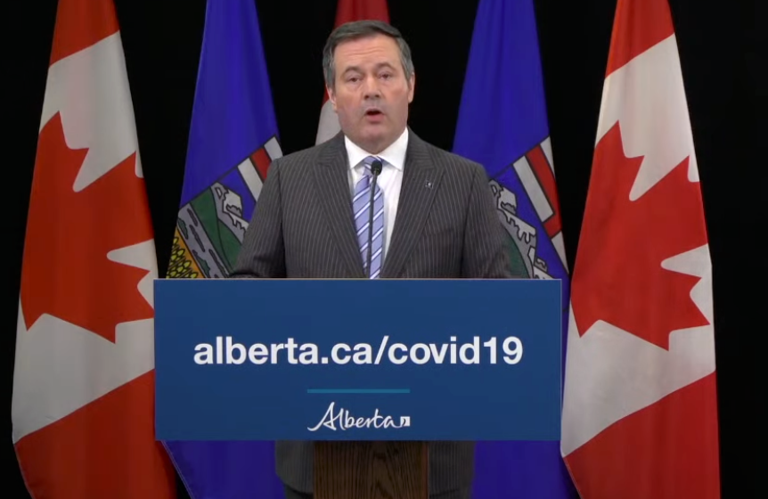 Alberta Premier Jason Kenney provides an update on the provinces response to the COVID-19 virus on Wednesday (April 1). 