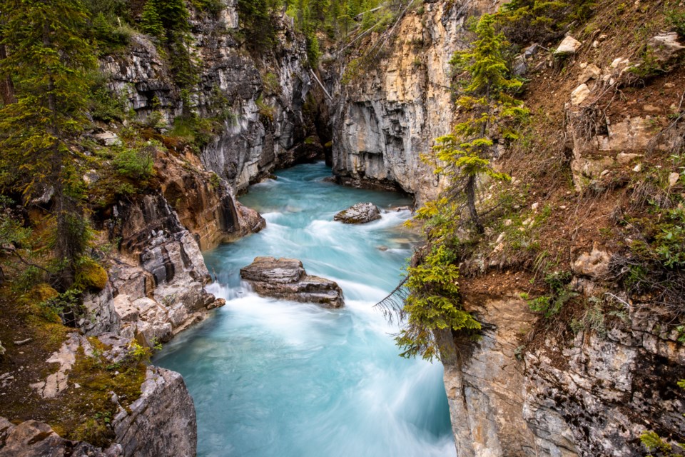 Marble Canyon, in Kootenay National Park was the scene of a drowning and river rescue on Sunday (Aug 16.) EVAN BUHLER RMO PHOTO