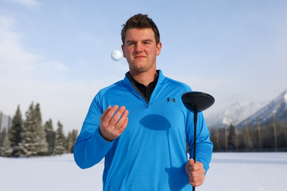 Canmore golfer, Matt Bean is looking to turn pro in 2021. EVAN BUHLER RMO PHOTO