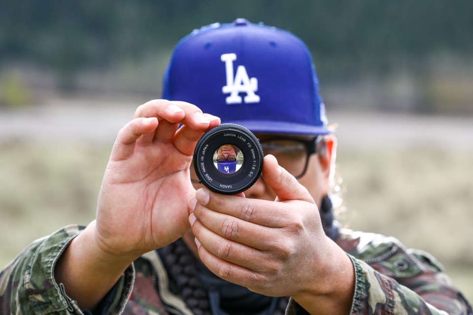 Jarret Twoyoungmen, a member of the Bearspaw Band of the Stoney Nakoda First Nation, is a filmmaker focused on looking into the history of the Nation from an Indigenous perspective. EVAN BUHLER RMO PHOTO