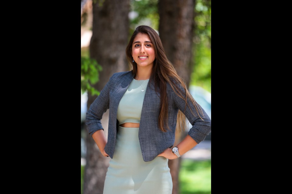 Our Lady of the Snows graduate Adrianna Domingo received the prestigious Ena Lee Leaders in Business Scholarship from the University of Calgary. EVAN BUHLER RMO PHOTO