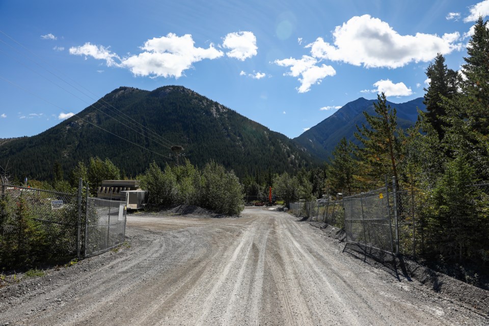 Two Feathers Industrial Area in Exshaw on Saturday (Aug. 28). EVAN BUHLER RMO PHOTO