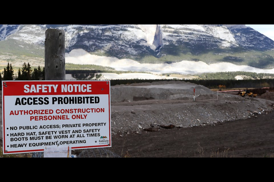 The Town of Canmore subdivision authority approved for Three Sisters Mountain Village The Gateway commercial and residential project near Three Sisters Parkway and the Trans-Canada Highway.

GREG COLGAN RMO PHOTO