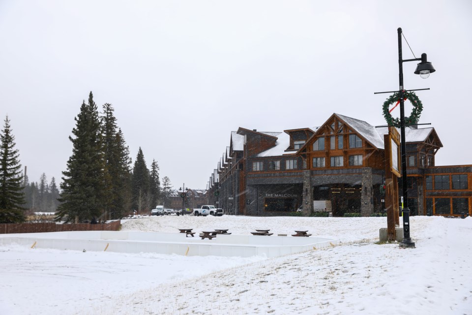 1 Spring Creek Dr is a future site for tourist accommodation in Canmore on Tuesday (Nov. 23). EVAN BUHLER RMO PHOTO