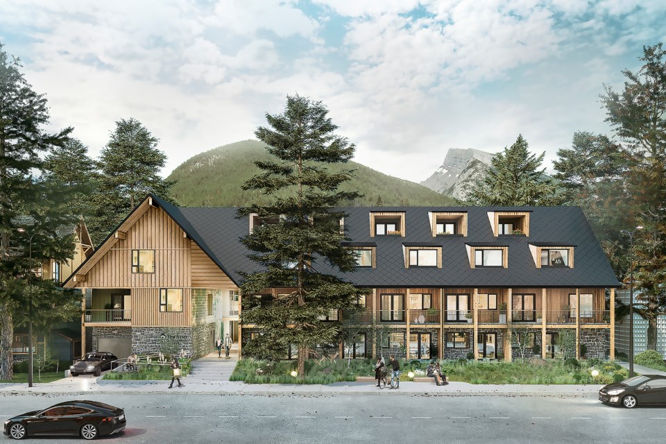A rendering of The Aster in Banff. SUBMITTED PHOTO